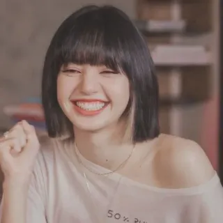 🌼 9b2b1b87 50% PURE 여자, 웃는, 인물사진, 귀여운, 사람, 행복한 telegram sticker