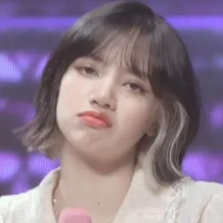 🌼 d78f72dd 여자, 사람, 얼굴, 표정, 헤어스타일, 아름다움 telegram sticker