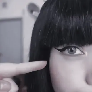 🍒 e7350d62 眼睛, 眼线, 女性, 化妆, 美容, 化妆品 telegram sticker