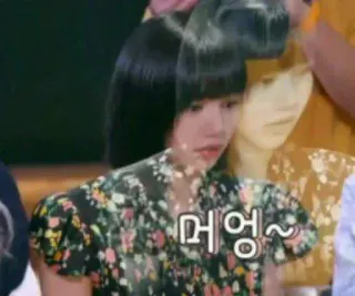 😐 c5fd50f2 머엉~ Coreano, Meme, Expressão, Floral, Triste whatsapp sticker