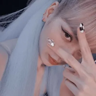 🥀 a905124a 和平标志, 手指手势, 女孩, 女人, 手, 姿势 telegram sticker