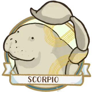 Lamentino the manatee telegram stickers