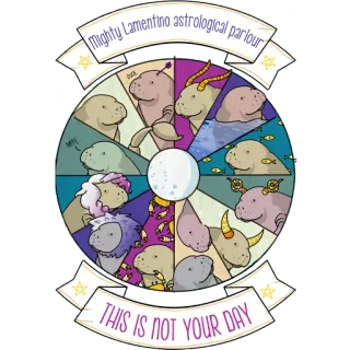 Lamentino the manatee telegram stickers