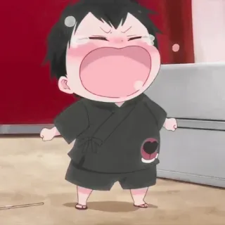 ❤️‍🔥 28eac6e9 Anime, Em bé, Dễ thương, Khóc, Kawaii, Kimono telegram sticker