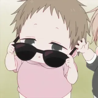 ❤️‍🔥 b0a03a87 em bé, kính râm, dễ thương, trẻ sơ sinh, ngầu telegram sticker