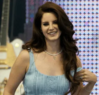 🤣 09aef480 Lana Del Rey Lana Del Rey, chanteuse, célébrité, musique, musicien whatsapp sticker