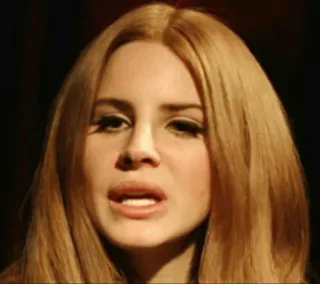 😐 2a438f16 Lana Del Rey Lana Del Rey, chanteuse, portrait, musique, célébrité whatsapp sticker