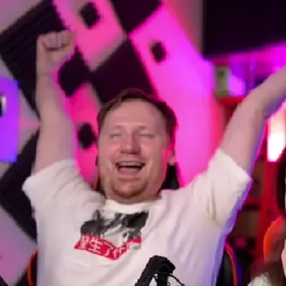 🤩 fa9aa4c3 野生了 男人, 兴奋, 快乐, 开心, 肖像, 人 telegram sticker