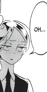 😕 0911067c OH... 만화, 애니메이션, 말풍선, 캐릭터, 표정 telegram sticker