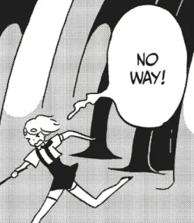 😭 4d2e23c6 NO WAY! 애니메이션, 만화, 달리기, 외침, 놀람 telegram sticker