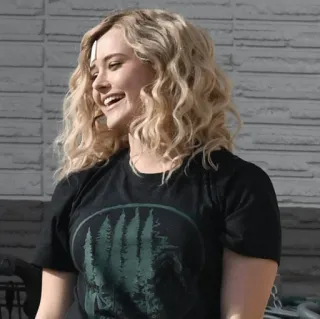 🍇 ac35adce kobieta, portret, osoba, blondynka, uśmiech telegram sticker