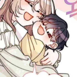 🧸 284f9757 mãe, criança, carinho, amor, desenho animado, família, fofo telegram sticker