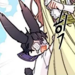 🧸 47f6c8cf 히 anime, chorando, triste, coelho, desenho animado, personagem telegram sticker