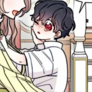 🧸 d3391d4f Anime, Desenho animado, Criança, Retrato, Fofo, Arte telegram sticker