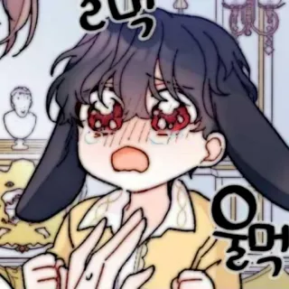 🧸 ebc446f8 으맊 Anime, Mangá, Coreano, Personagem, Desenho animado telegram sticker