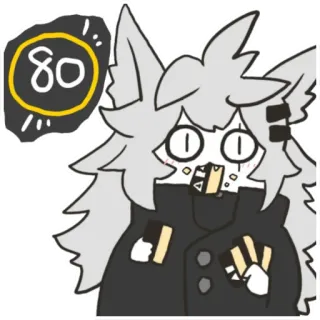 Lapipi-Chan telegram stickers