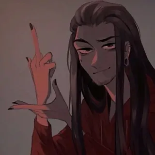 🎨 4551d0bc doigt d'honneur, offensant, impoli, geste telegram sticker