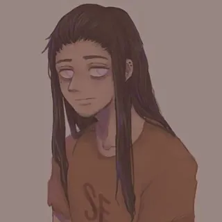 🎨 4752eb92 SF portrait, cheveux longs, t-shirt, personnage telegram sticker