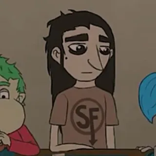 🎨 970b67ad SF Dessin animé, Personnage, SF telegram sticker