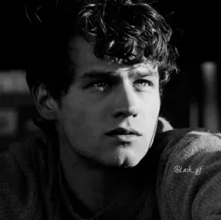 ▪️ 1f579db8 @Lash_gf Persona, Retrato, Actor, Hombre, Masculino, Blanco y negro, Monocromo telegram sticker