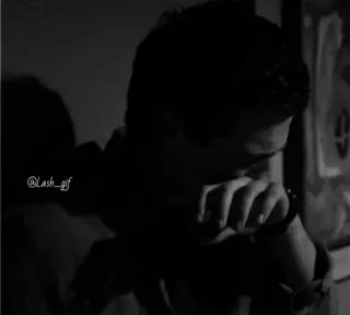 ▪️ 7fdaf74a @Lash_gif triste, llorando, molesto, emoción, blanco y negro, pena telegram sticker