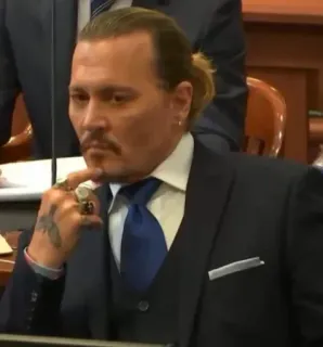 🍃 104b07b0 Johnny Depp Schauspieler, Promi, Gericht, Prozess, Johnny Depp whatsapp sticker