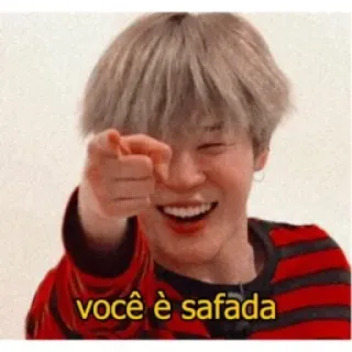 😏 d0761440 você é safada 指差し, 人, 有名人, 笑い, 男性 telegram sticker