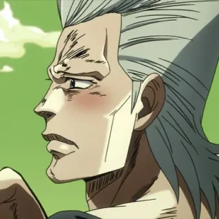 🌟 17b982ef Jean Pierre Polnareff JoJo's Bizarre Adventure Anime, Jojo, Polnareff, Jojo's Bizarre Adventure telegram sticker