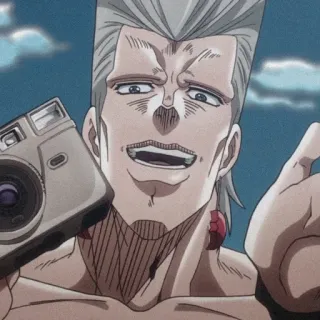 🌟 5567d5ff Jean Pierre Polnareff JoJo's Bizarre Adventure Anime, Manga, JoJo's Bizarre Adventure, Polnareff telegram sticker