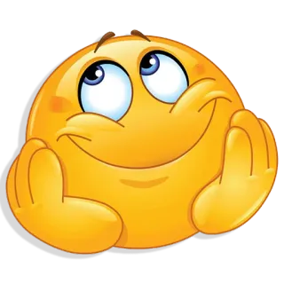 🙄 37182bdf 表情符号, 笑脸, 脸, 快乐, 可爱, 黄色 telegram sticker