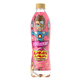 🍑 07e00380 РОБО-ПЕРСИК ЛИМОНАД đồ uống, phim hoạt hình, nước chanh, robot, uống, nước ép telegram sticker