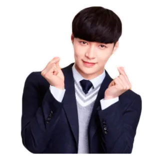 ❤️ 2a659df5 kpop, asiático, celebridad, sonrisa, amor, corazón, lindo telegram sticker
