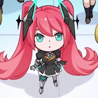 💖 891ddb84 动漫, 角色, Q版, 卡哇伊, 可爱 telegram sticker