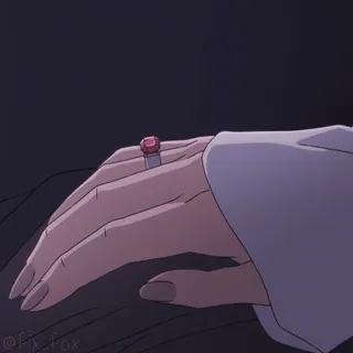 😭 19d81d59 hand, ring, sieraden, animatie, close-up telegram sticker