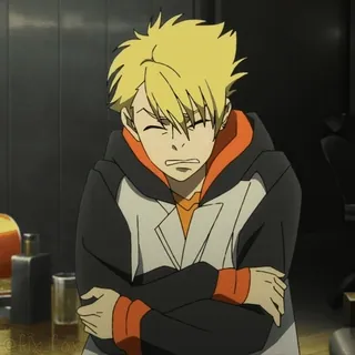 🥶 69edbf28 Anime, Personage, Geel Haar, Jongen telegram sticker