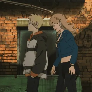 👊 87fe68f2 @fix_fox Anime, Cartoon, Illustratie, Personages, Animatie telegram sticker