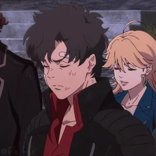 🤷 9096358e Anime, Cartoon, Personages, Verdrietig, Pleister, Emotioneel, Animatie telegram sticker