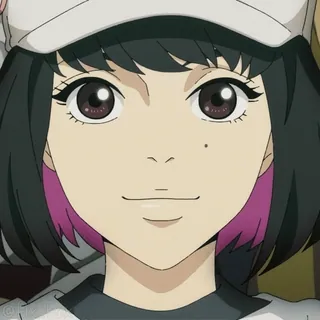 😃 96dd4668 anime, vrouw, portret, personage, meisje telegram sticker