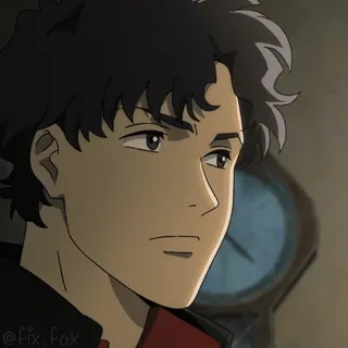 🤨 96e2b256 @fix_fox Anime, Personage, Portret, Animatie, Illustratie telegram sticker