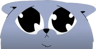 🥹 217000c4 gato, lindo, animal, triste whatsapp sticker