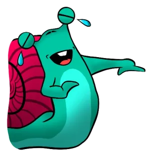 😂 b6540551 siput, kartun, stiker, animasi telegram sticker