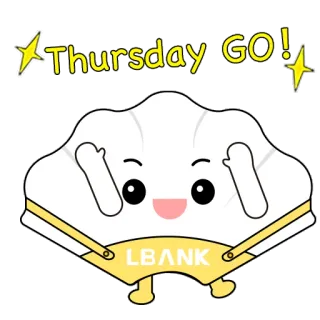 🍵 0b119057 Thursday GO! 星期四, 加油!, Shell, 可爱, LBank, 快乐, 卡通 telegram sticker
