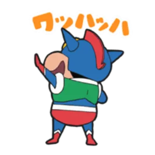 😅 4fc821e4 グッバシバ anime, character, japanese, sticker, cartoon whatsapp sticker