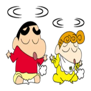 😪 a25c19b3 Shin-chan Crayon Shin-chan anime, cartoon, child, characters, funny whatsapp sticker