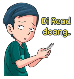 LDR Couple Story @Tikelmu whatsapp stickers