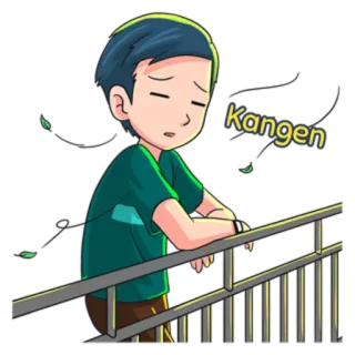 LDR Couple Story @Tikelmu whatsapp stickers