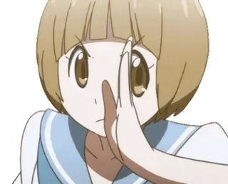 🙅‍♀ 3a14a3ab Nonon Jakuzure Kill la Kill Anime, Kartun, Karakter, Nonon Jakuzure, Kill la Kill telegram sticker