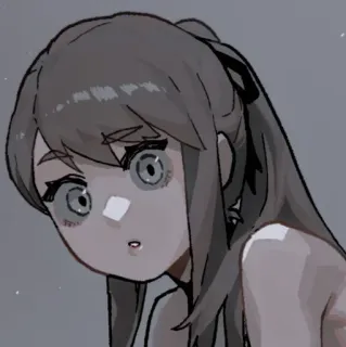 ⛓ 6aaa9cb6 Anime, Garota, Desenho animado, Retrato, Ilustração telegram sticker