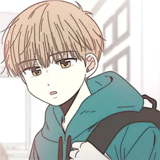 📜 05c39257 anime, cartoon, portrait, student, teenager telegram sticker