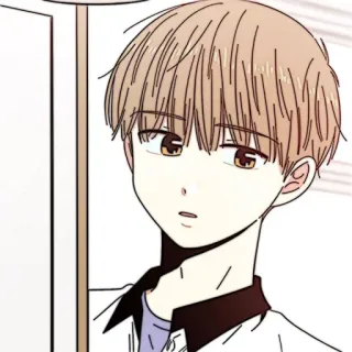 📜 43df4082 anime, manga, portrait, character, boy, illustration telegram sticker